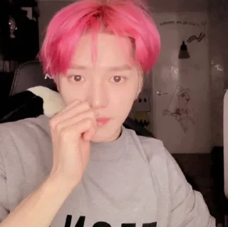 🍎 emoji Taeyong 𔘓 @lilbebekuromi Telegram sticker 19 of 60