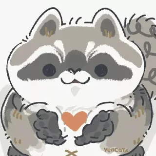 🦝 emoji Baby Raccoon by @lethonomia Telegram sticker 7 of 85