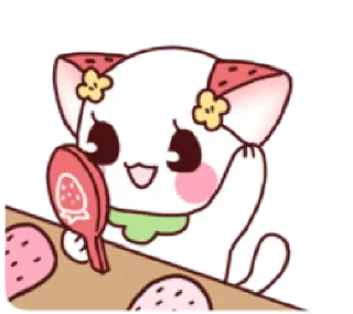 Sticker from cute cat "berry" | @cutestickers4you