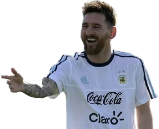 🤣 emoji Lionel Messi @Stickersey Telegram sticker 10 of 45