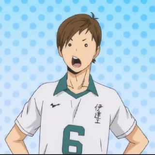 Sticker from Haikyuu Meme part 2