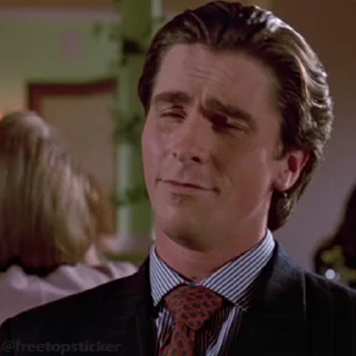 📇 emoji American Psycho @moviestickerss Telegram sticker 24 of 45