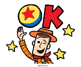 Sticker from Toy Story! @tikelmu