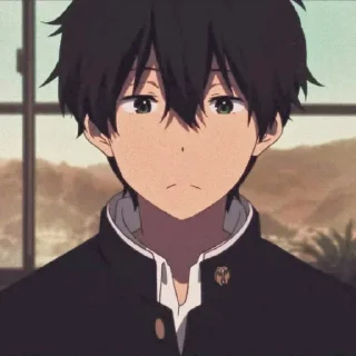 🖤 emoji Oreki 🖤 @Kawai_stickers Telegram sticker 12 of 31
