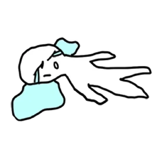⚪️ emoji sad blob | @phstickerpackganern Telegram sticker 15 of 40