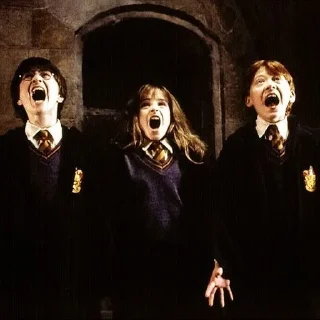 Sticker from Golden Trio @POTTERHOUSE