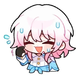 😅 emoji March 7th Telegram sticker 11 of 16