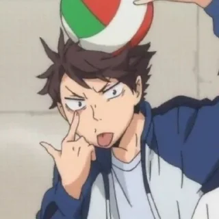 🧵 emoji @STIKERANIMEX ➖ OIKAWA Telegram sticker 7 of 30