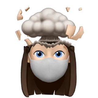 😷 emoji IOS STICKER @STICKERRPHIKESOT Telegram sticker 6 of 46