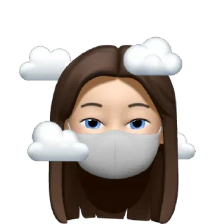 😷 emoji IOS STICKER @STICKERRPHIKESOT Telegram sticker 11 of 46