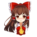 ☺️ emoji Hakurei Reimu Telegram sticker 5 of 38