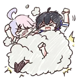 👊 emoji Honkai Impact • @nicololi • @Kaizoku Telegram sticker 17 of 25