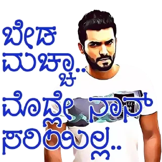 🔥 emoji @KannadaWarriors Diganth Telegram sticker 17 of 31