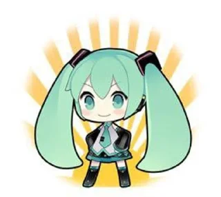 🌟 emoji Miku by @Lysa_ii 🧸💤 Telegram sticker 21 of 51