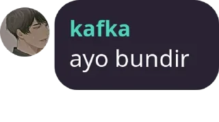 💋 emoji kafka anak alim Telegram sticker 20 of 24