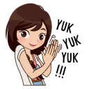 Sticker from About Alice @tikelku