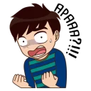 😱 emoji About Allen @tikelku Telegram sticker 10 of 40
