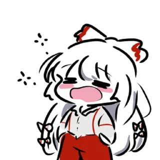 😴 emoji 可爱东方一 @zhaxia_cn Telegram sticker 15 of 63