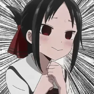 ◾️ emoji ❀:ཻུ۪۪⸙͎ Kaguya Shinomiya - @polosananime Telegram sticker 17 of 37