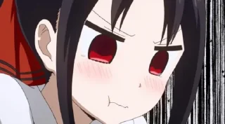 😠 emoji Kaguya Shinomiya Telegram sticker 14 of 30