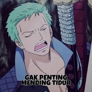 😎 emoji zoro @bagistikerni Telegram sticker 18 of 20