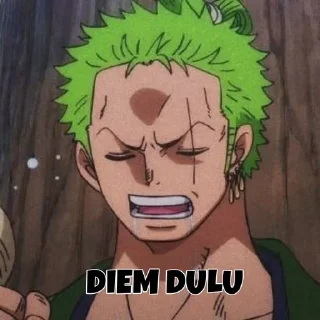 😎 emoji zoro @bagistikerni Telegram sticker 11 of 20