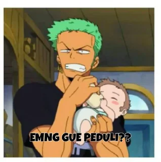 😎 emoji zoro @bagistikerni Telegram sticker 6 of 20
