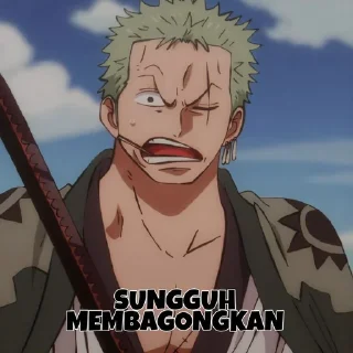 😎 emoji zoro @bagistikerni Telegram sticker 7 of 20