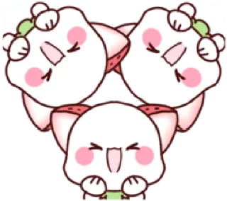 🤣 emoji cute cat "berry" | @cutestickers4you Telegram sticker 12 of 24