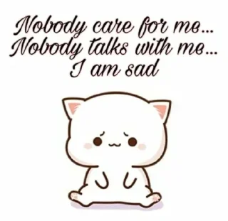 😔 emoji @itzrokeya cute stickers❤️ Vol.1 Telegram sticker 24 of 120