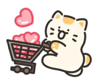 🥰 emoji jelly cat cheese! | @cutestickers4you Telegram sticker 9 of 24