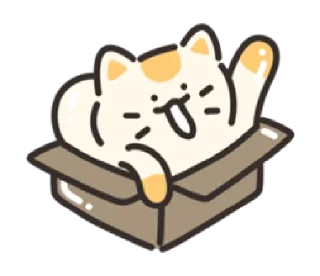 👋 emoji jelly cat cheese! | @cutestickers4you Telegram sticker 16 of 24
