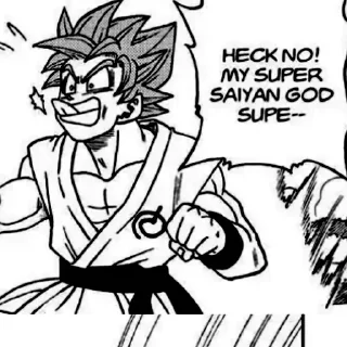 🖤 emoji Goku :: @Hanim1O Telegram sticker 22 of 120