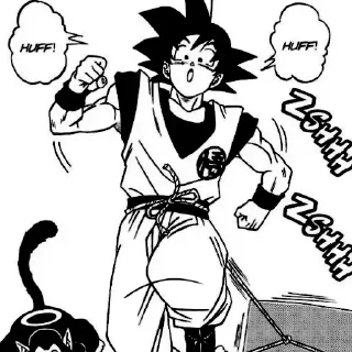 🖤 emoji Goku :: @Hanim1O Telegram sticker 6 of 120