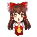 💰 emoji Hakurei Reimu Telegram sticker 3 of 38