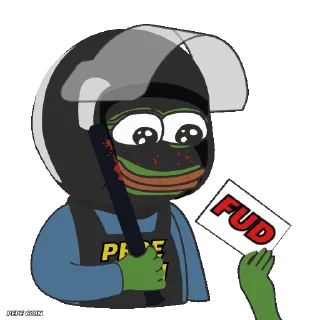 🤐 emoji PEPE THE COIN Telegram sticker 15 of 20