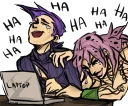 😂 emoji JoJo's Bizarre Adventure Telegram sticker 15 of 41