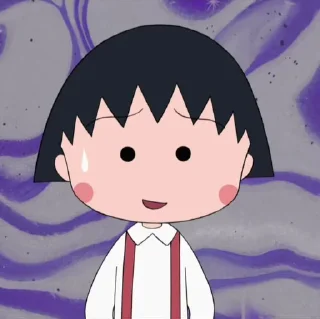 🍊 emoji Chibi Maruko 𔘓 @lilbebekuromi Telegram sticker 22 of 30