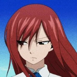 🪐 emoji Erza Scarlet➹By : @Relaynime Telegram sticker 10 of 25