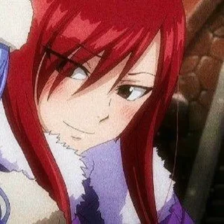 🌞 emoji Erza Scarlet➹By : @Relaynime Telegram sticker 11 of 25