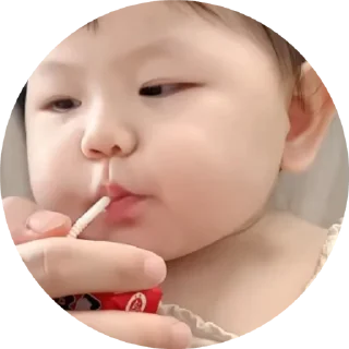 😋 emoji 小孩表情包点击 @shayudidibiaoqing Telegram sticker 16 of 49