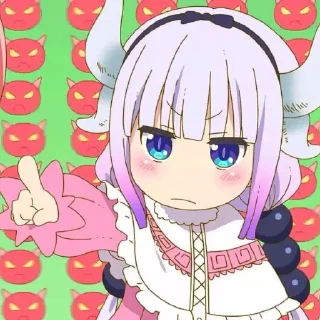 🤍 emoji Kanna Kamui @Moontelaxx Telegram sticker 10 of 50