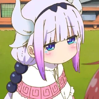 💜 emoji Kanna Kamui @Moontelaxx Telegram sticker 15 of 50