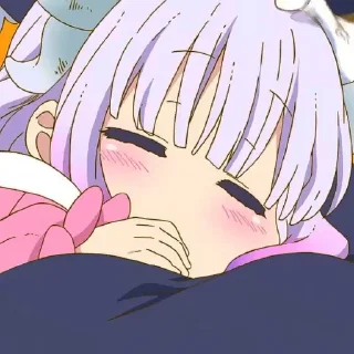 🤍 emoji Kanna Kamui @Moontelaxx Telegram sticker 24 of 50