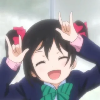 🎀 emoji Nico yazawa @munguttikel @vllrynnbot Telegram sticker 13 of 44