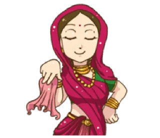 ❤️ emoji Vrindavan Vaasi • @HinduStickers Telegram sticker 24 of 41