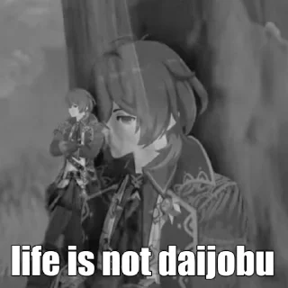 Sticker from Genshin memes
