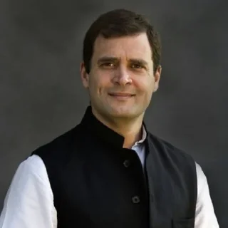 Sticker from Rahul Gandhi