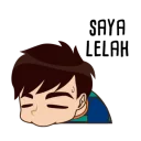 😞 emoji About Allen @tikelku Telegram sticker 9 of 40