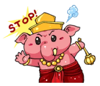 🖐️ emoji Kartikeya & Ganesha • @HinduStickers Telegram sticker 21 of 41